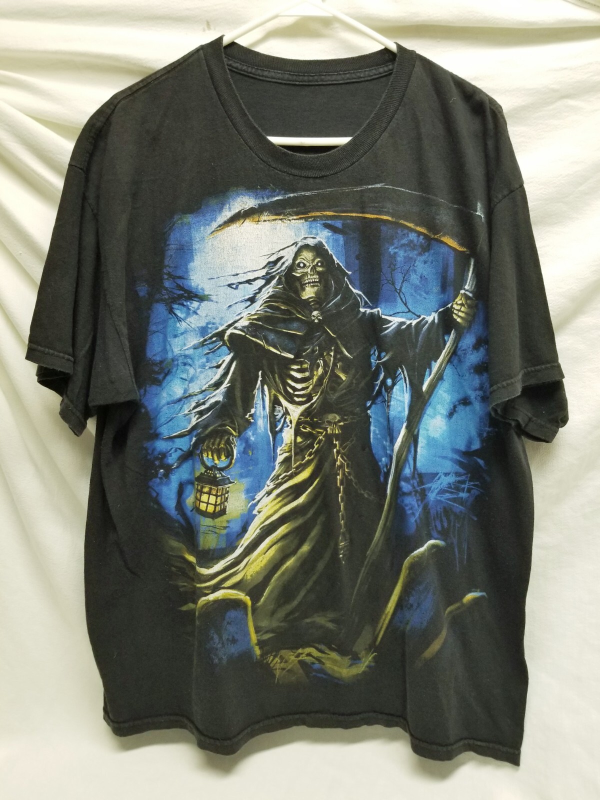 Grim Reaper T Shirt See Pics For Measurements Big Print gallery