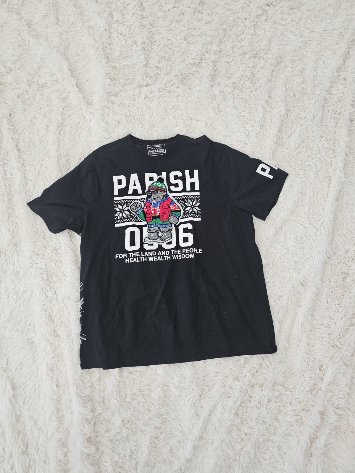 Parish Nation 0506 mens XXXL logo tee streetwear skatboard