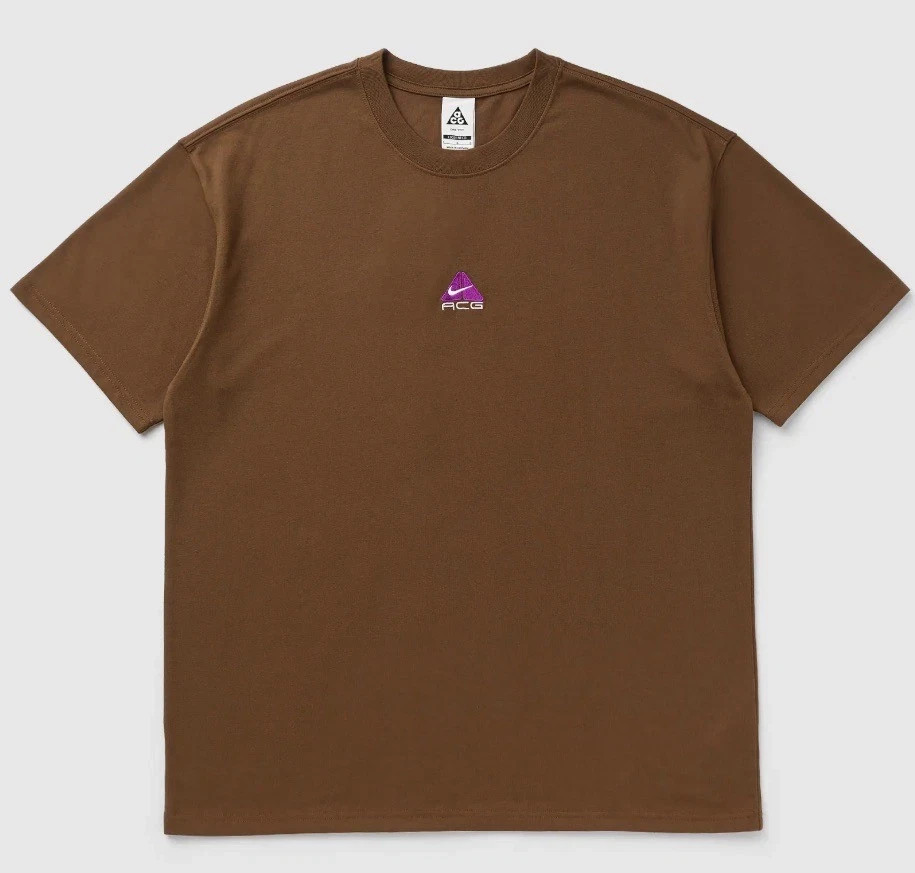 Nike ACG Lungs Logo Oversized Tee “Mosswood Brown” Men’s Medium DQ1815-235 NWT gallery