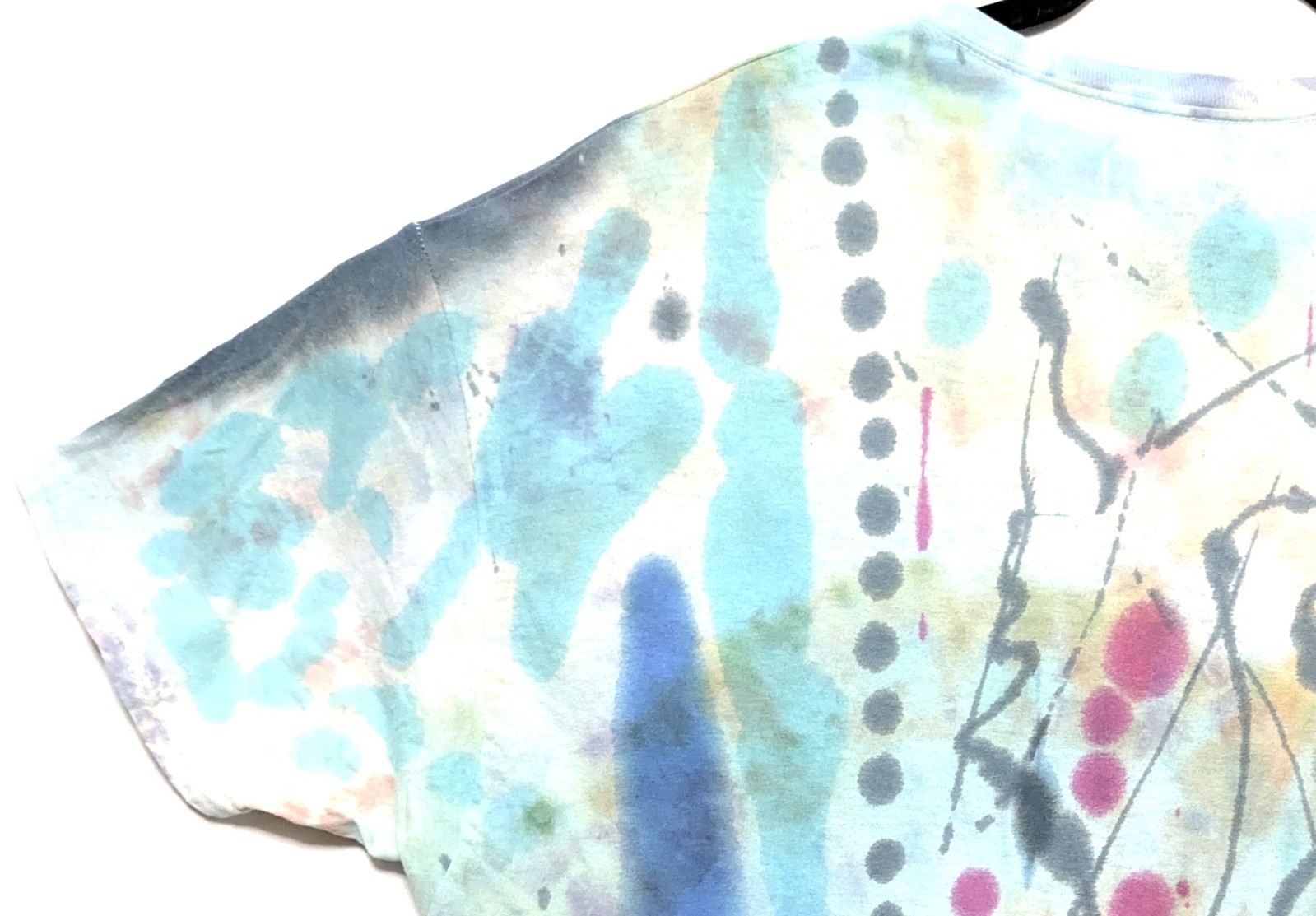 Handmade Tie Dye New York Street Art Abstract Design XL Tee Shirt 22" W X 30" L gallery