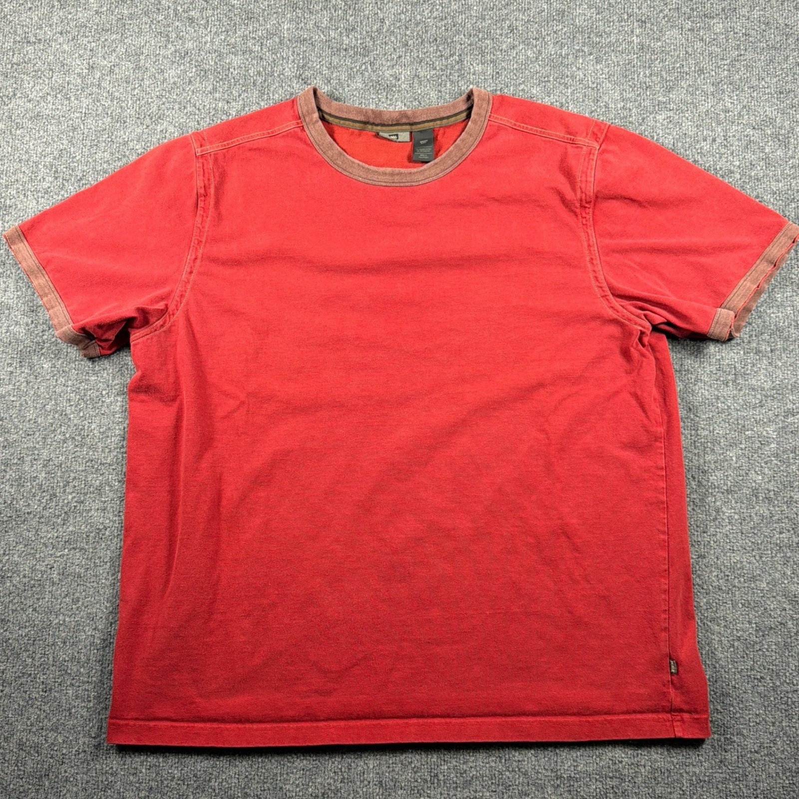 REI Co-op T Shirt Mens XXL Ringer Red Organic Cotton Short Sleeve Casual Y2K gallery