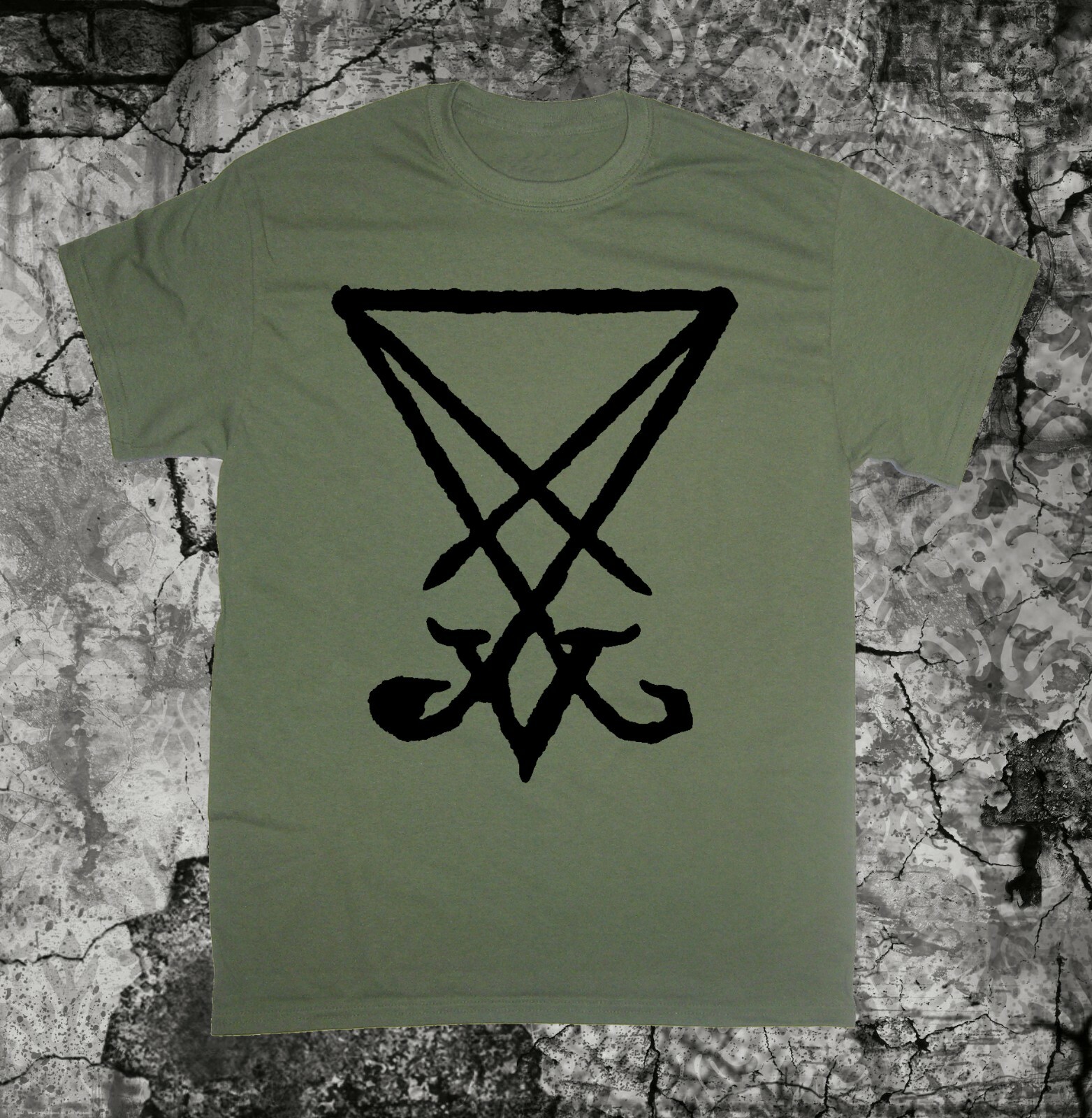 Sigil of Lucifer Shirt - Occult Gothic pentagram satanic seal satan baphomet 666 gallery