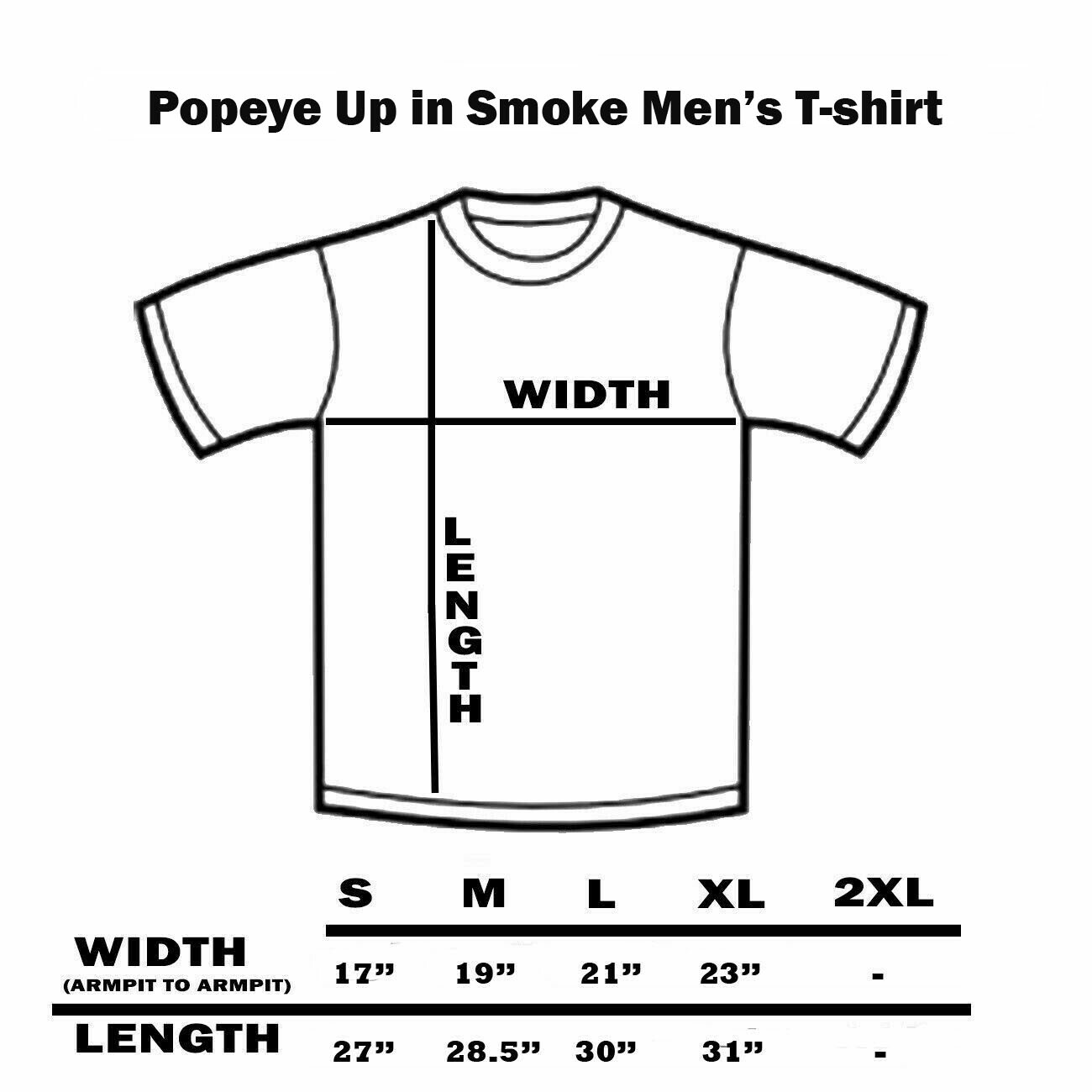 Wholesale Lot- 12 Men's T-shirt -POPEYE The Sailor Man-Up in Smoke -NEW gallery