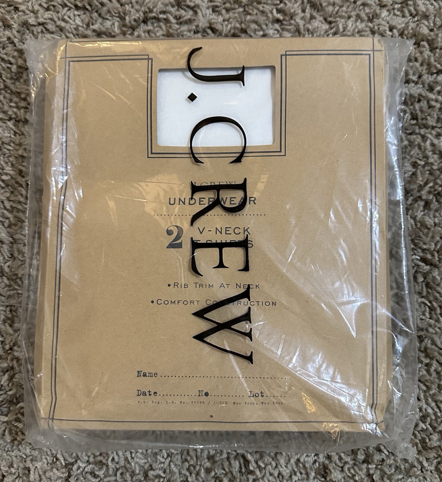 j crew v neck t shirt xl 2pack gallery