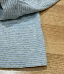 Left Coast Tee Men’s Long Sleeve V-Neck Shirt – Light Heather Gray Size XL