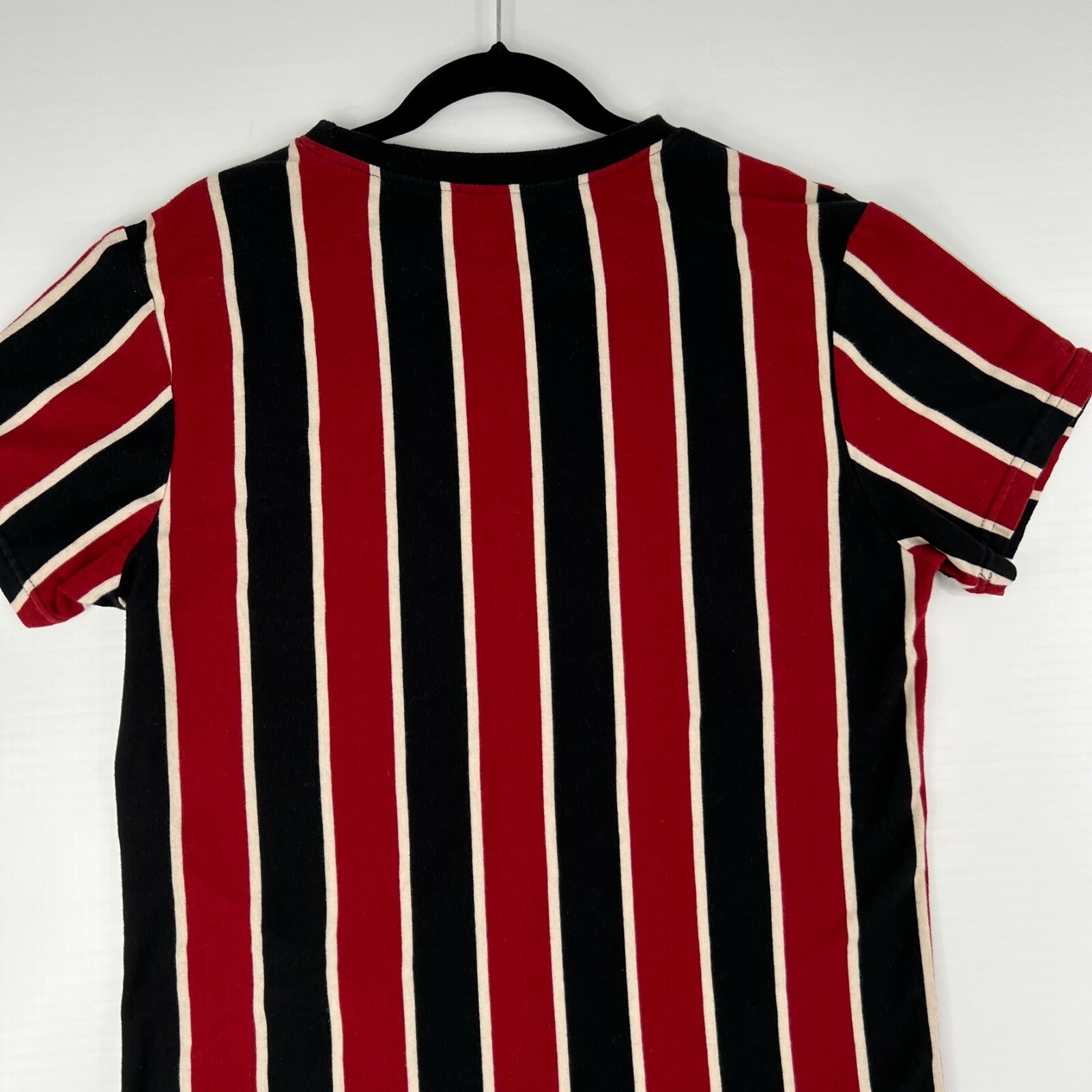 RSQ Collective Shirt Men Large Paris France Spell Stripe Work Party Gym Core Go gallery
