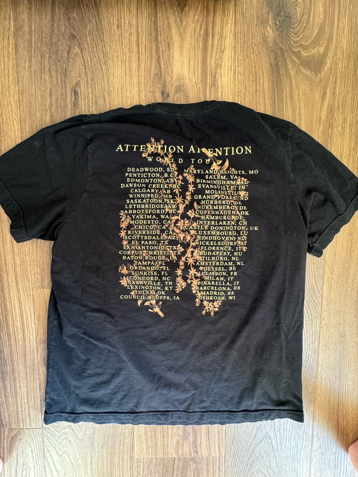 Shinedown attention attention Tour T shirt No Tag See Measurement Size X Large gallery