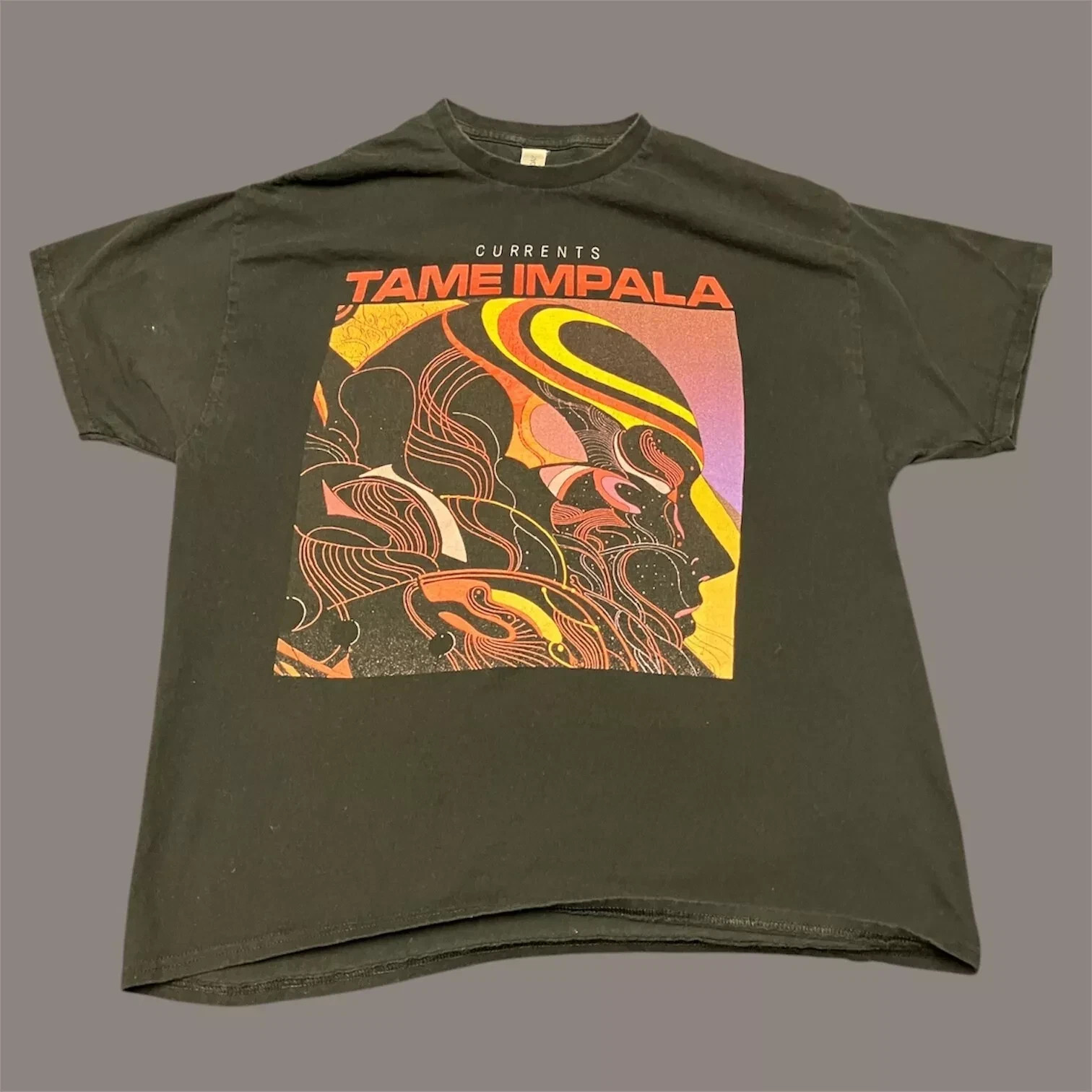 Tame Impala Currents Album Vintage Military Green T-shirt S-4XL gallery