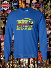 New Challenger Shaker 392 R/T Scat Pack Men’s Long Sleeve T-Shirt American Tee