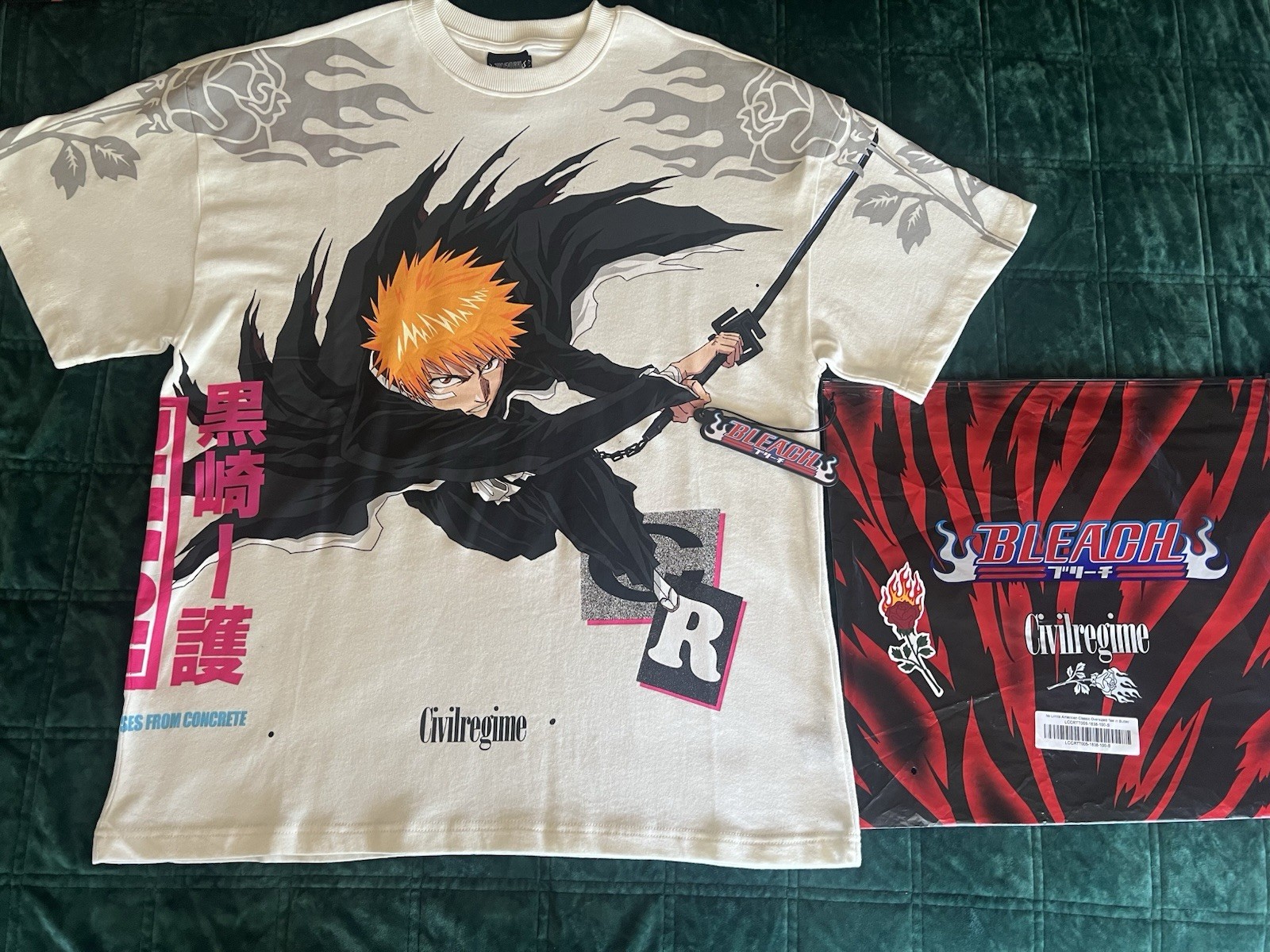 Civil Regime Bleach Ichigo American Classic In Butter Size Small Brand New w Tag
