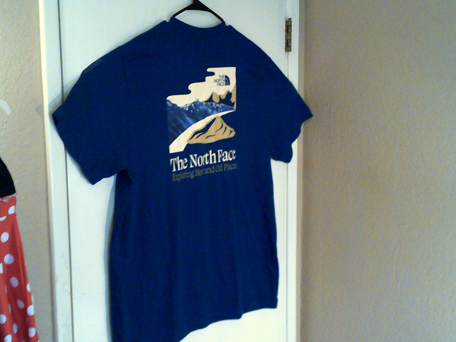 NEW NORTH FACE "Exploring Old & New Places Tee" MEN'S BLUE T-SHIRT XL NF0A8FVSD1 gallery