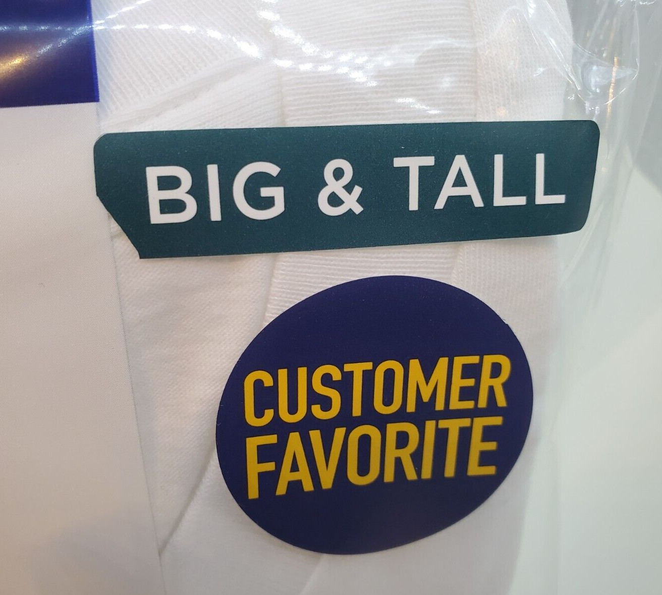 Stafford T Shirts Heavyweight 100% Cotton Crew Necks 2XL BIG & TALL (4-Pack) gallery