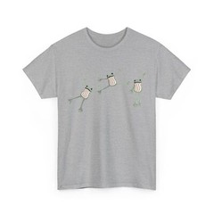 three frogs embroidered frog, three frogs T-Shirt