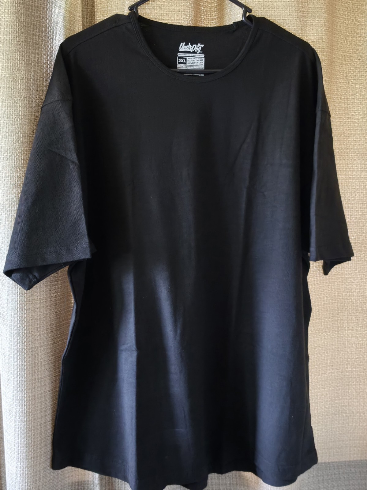 Underdog Hemp Shirt Black 2XL Hemp Bamboo Cotton Embroidered Logo- Mens 2XL gallery