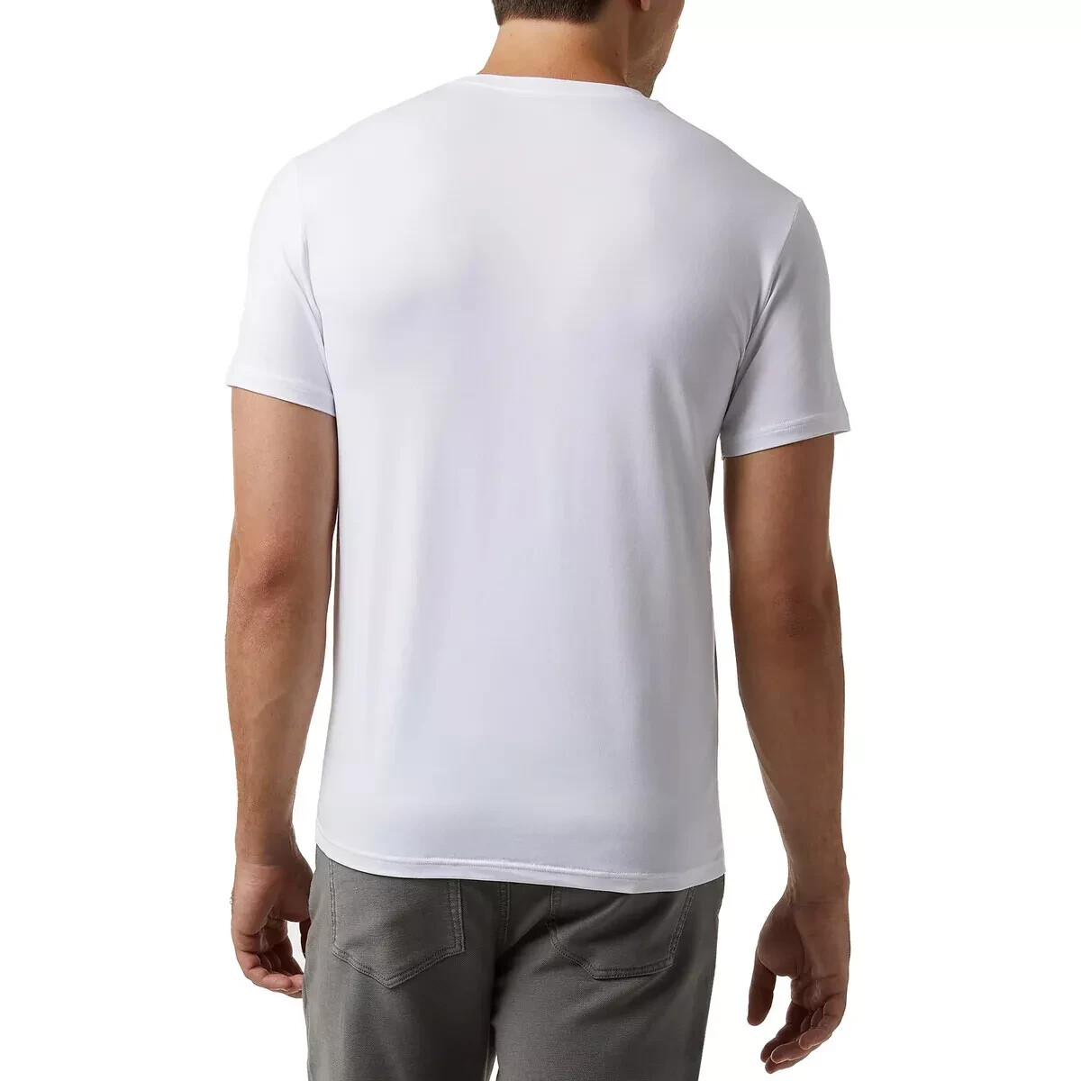 32 Degrees Cool Men's 3 Pack Short Sleeve Crew Neck Shirt, White, Size M gallery
