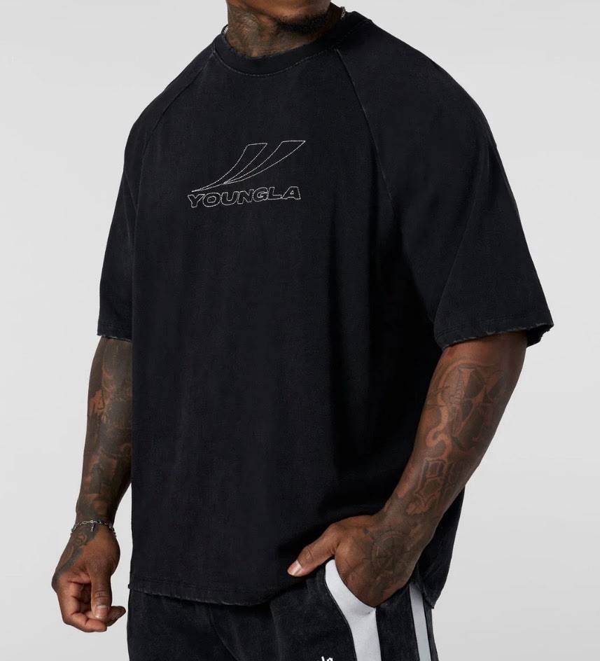 4269 - Clean Cut Raglan Tee YoungLA gallery