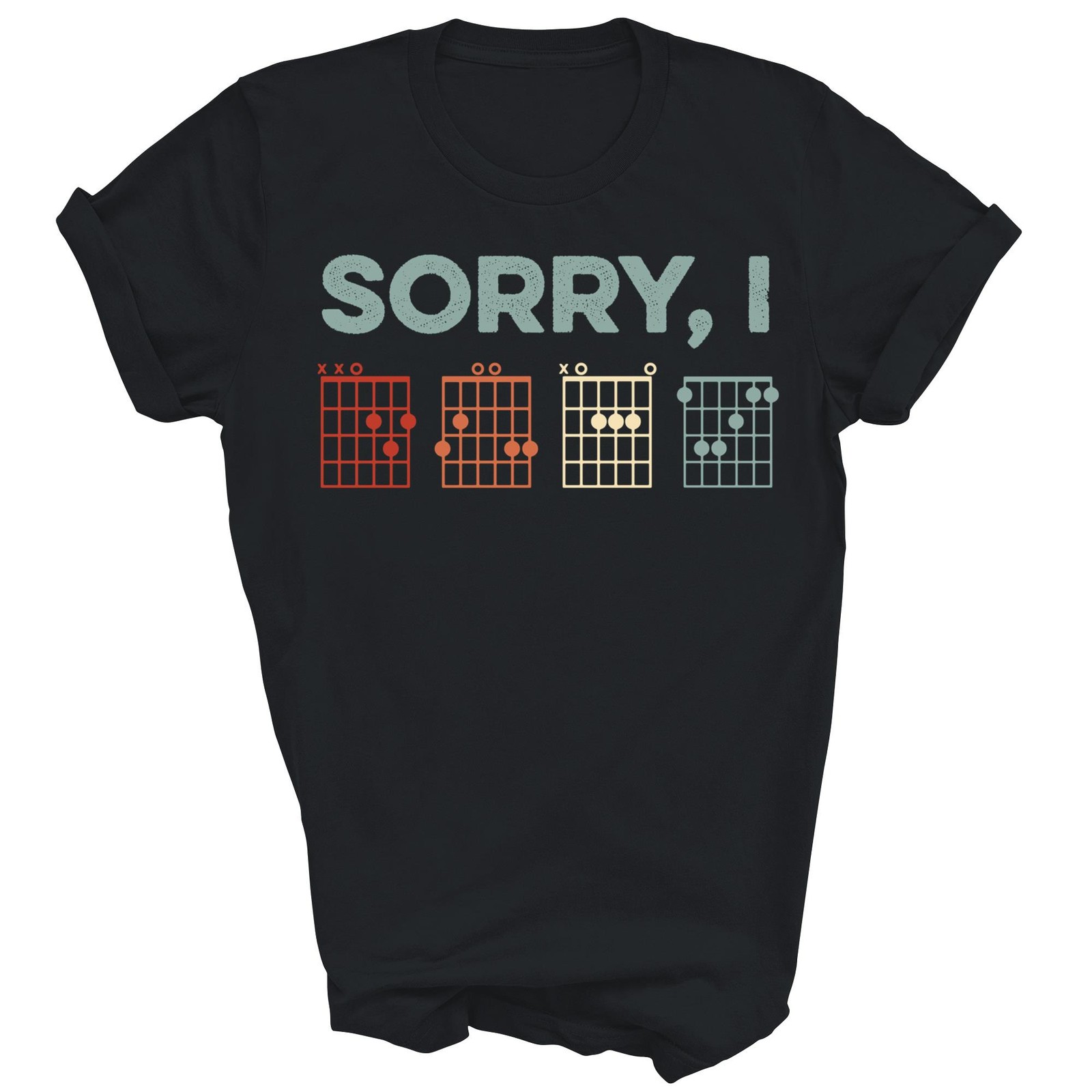 Sorry I Dgaf Hidden Message Guitar Chords Music Note Shirt gallery