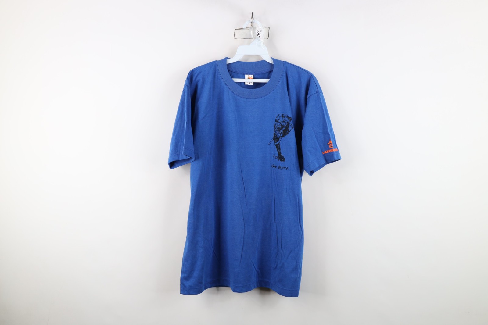 Vintage 90s Y2K Streetwear Mens Large Sri Lanka Elephant Short Sleeve T-Shirt gallery