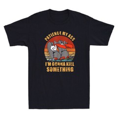Patience My Ass I’m Gonna Kill Something Funny Vultures Meme Retro Men’s T-Shirt