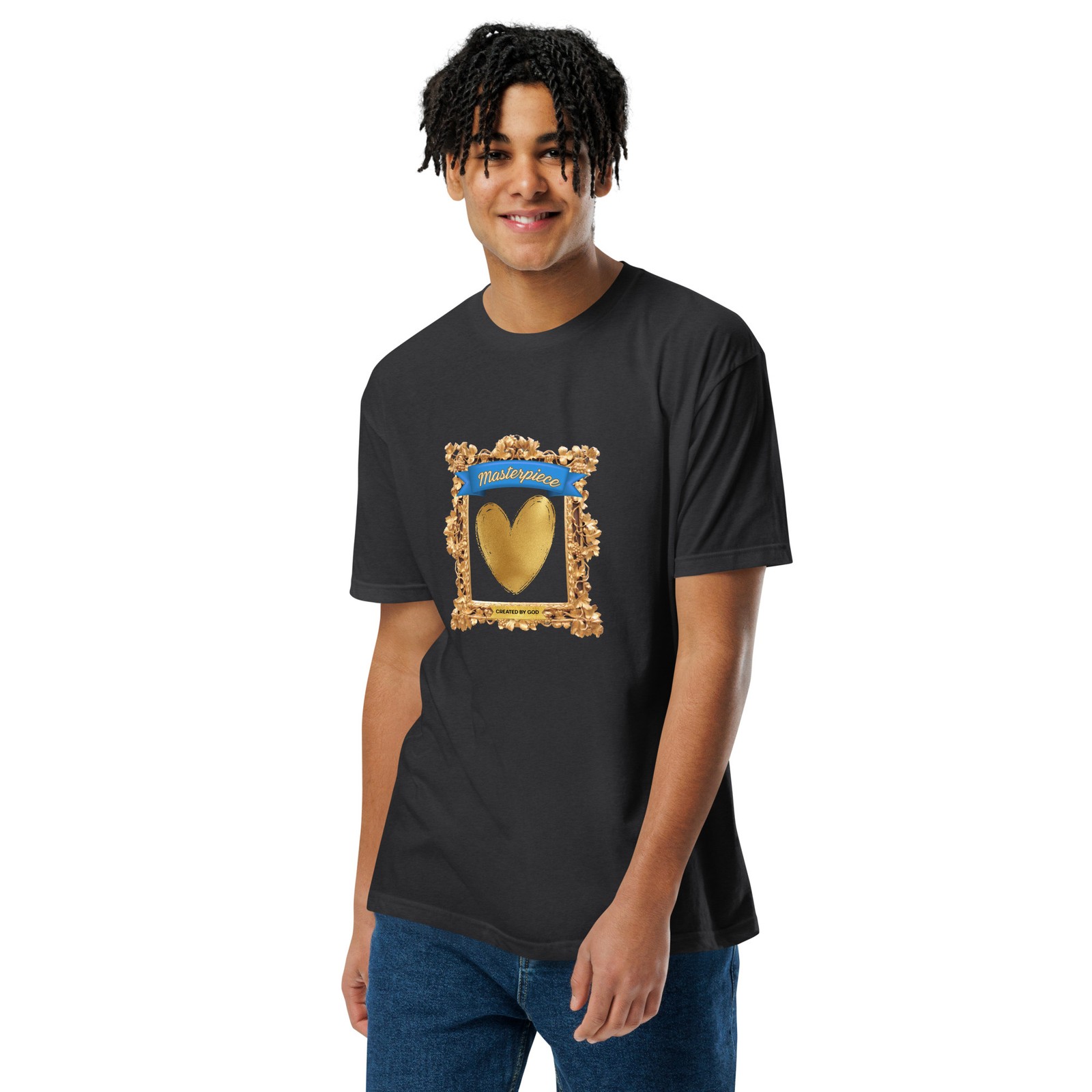 Masterpiece Created by God Unisex Fitted T-Shirt - Next Level 6210 gallery