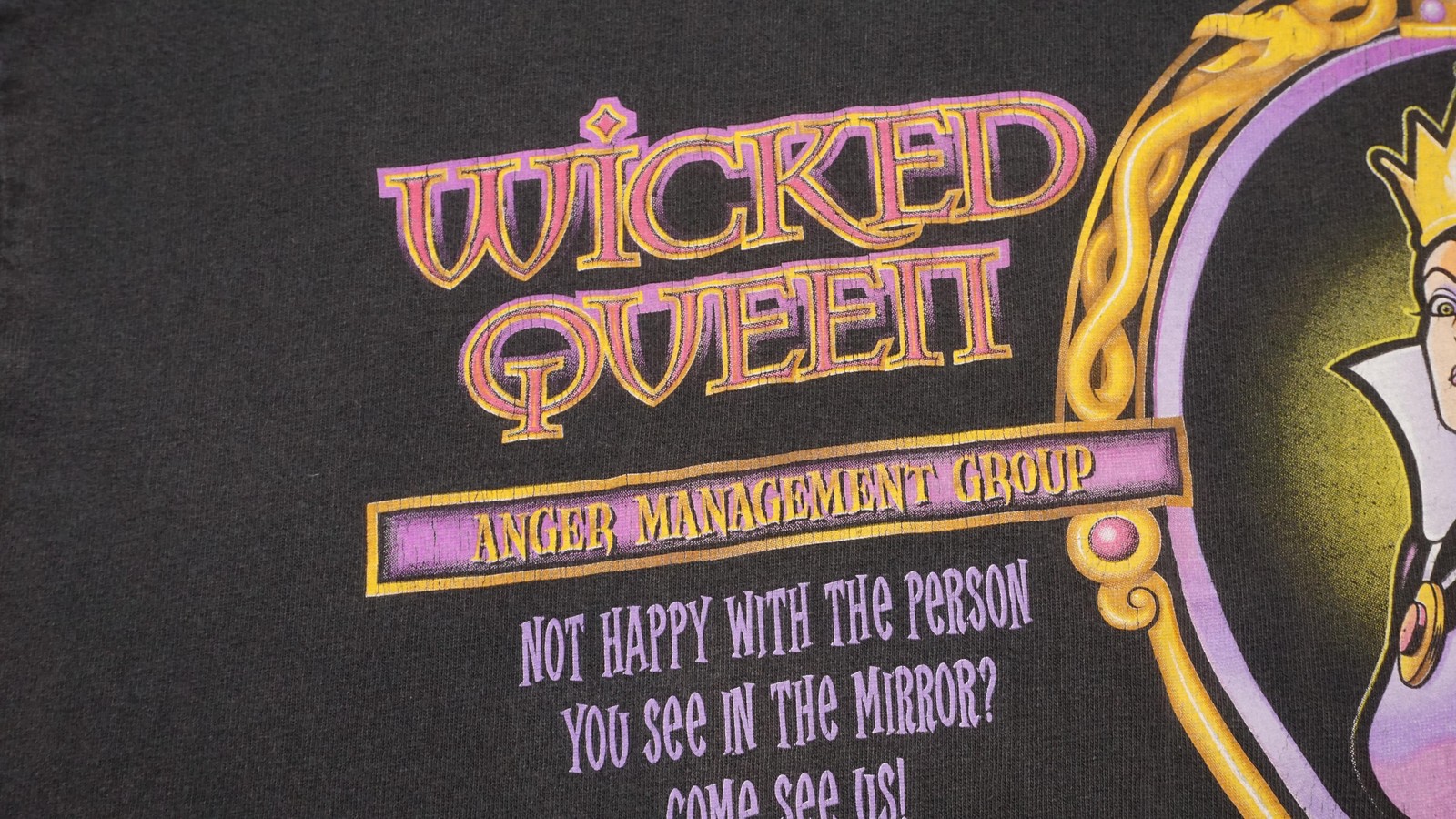 Wicked Queen Shirt Mens Large Black Disney Villains Tee Disneyland Resort gallery