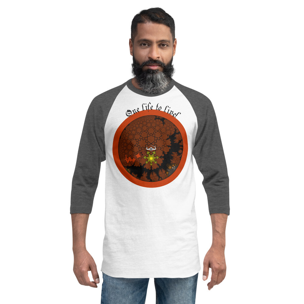 Rogue-style/Rogue-like RPG Roleplaying 3/4 sleeve raglan shirt gallery
