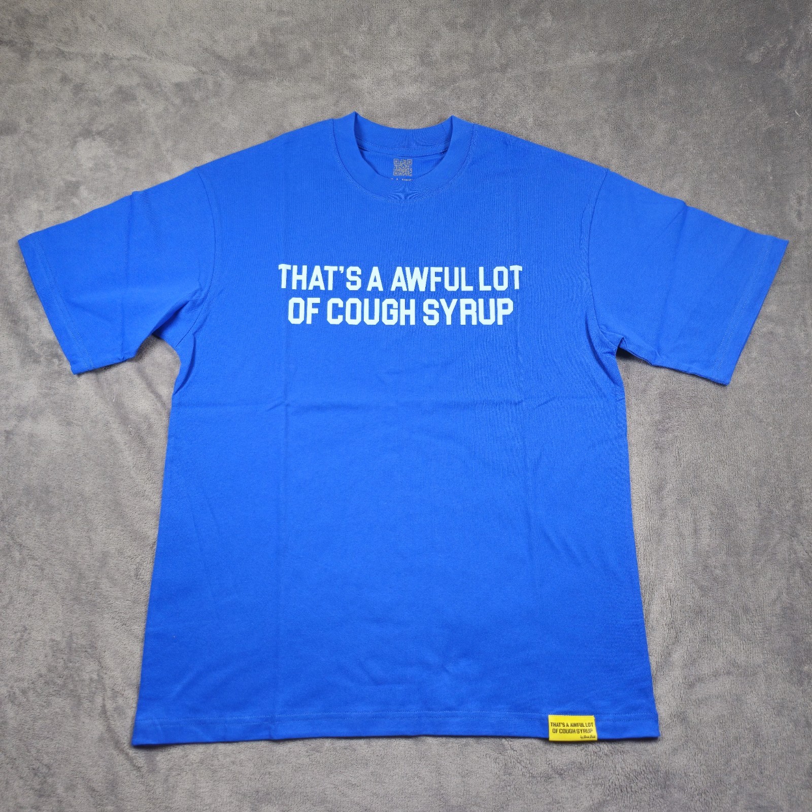 That’s A Awful Lot Of Cough Syrup T-Shirt Medium Blue Color gallery