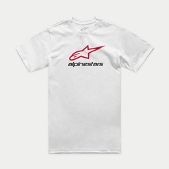 Alpinestars Always 2.0 Motorcycle Casual wear Men T-Shirt – White/Red/Black- M