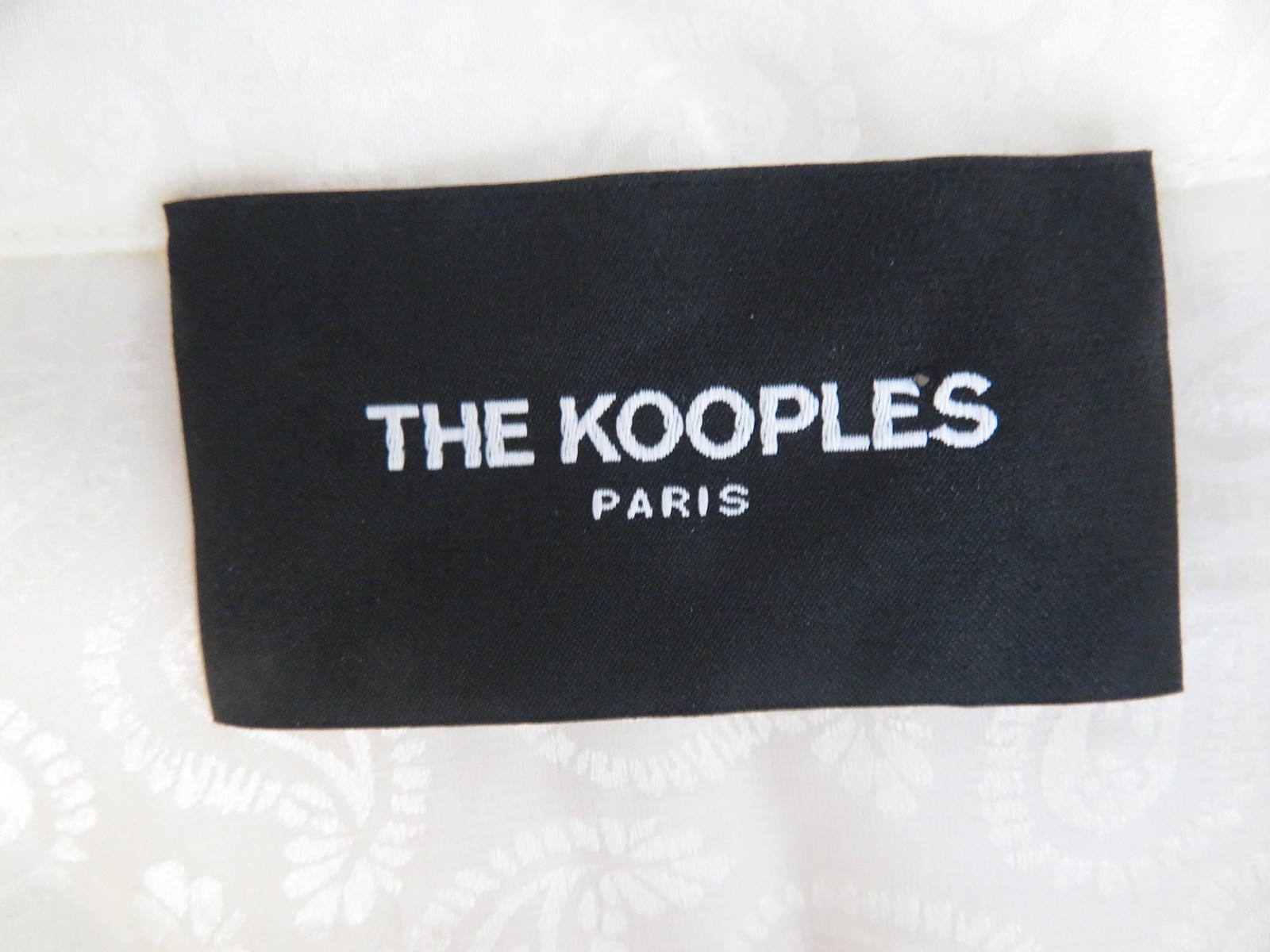 The Kooples - Paisley Shirt - Ivory - Long Sleeve Button-Up - Size 3 gallery