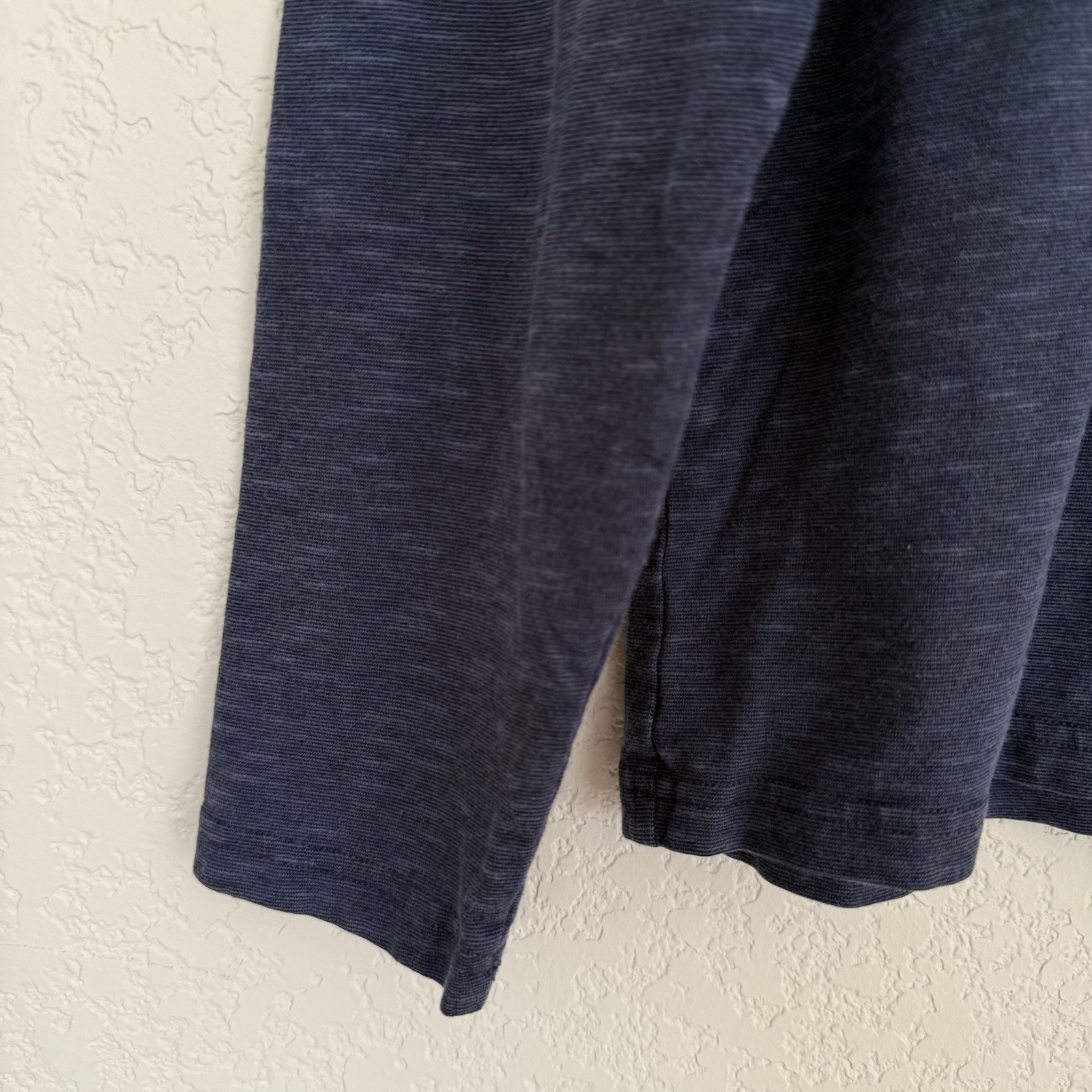 Toad and Co Tempo Long Sleeve T Shirt Mens Small Crew Neck Blue Organic Cotton gallery