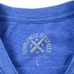 Professional Texan By Tumbleweed Texstyle Blue Texas T-Shirt Men’s Size L