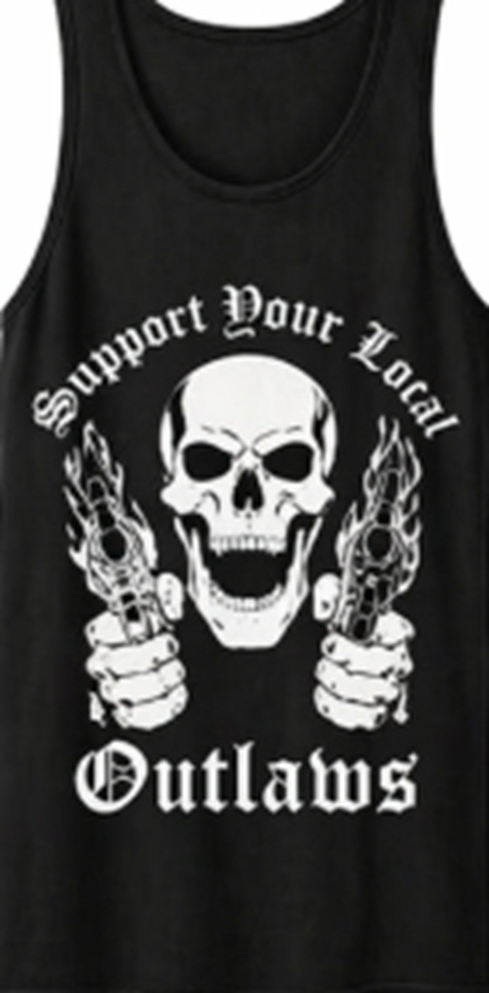 Support your local Outlaws Biker Motorcycle MC t shirt tee outlaw TANK TOP gallery