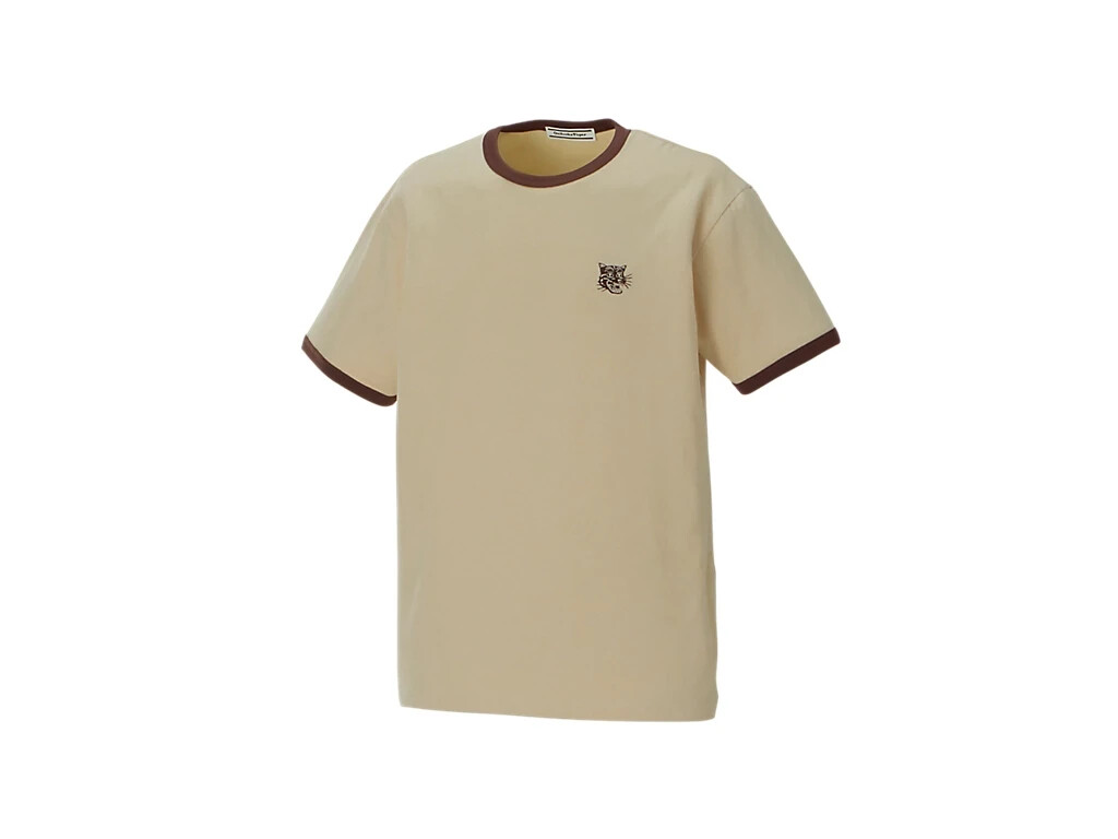 Onitsuka Tiger GRAPHIC TEE BEIGE/BROWN Ringer T-shirt Unisex Men Women Japan New gallery