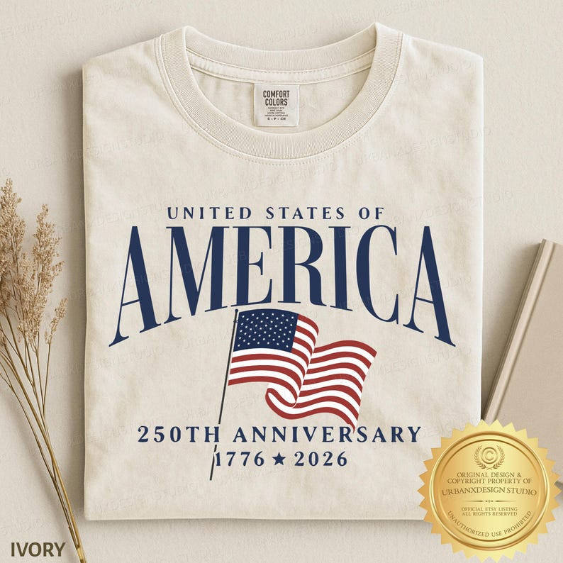 America's Semiquincentennial Shirt, USA 250th Anniversary T-Shirt gallery