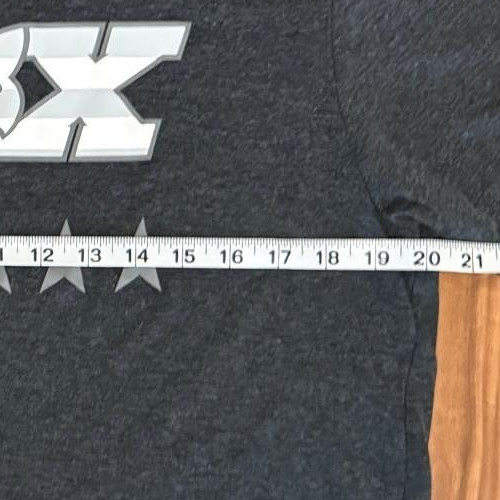 Men's Fox Racing Heathered Black Graphic Shirt Motocross Motorcycle Dirt Bike gallery