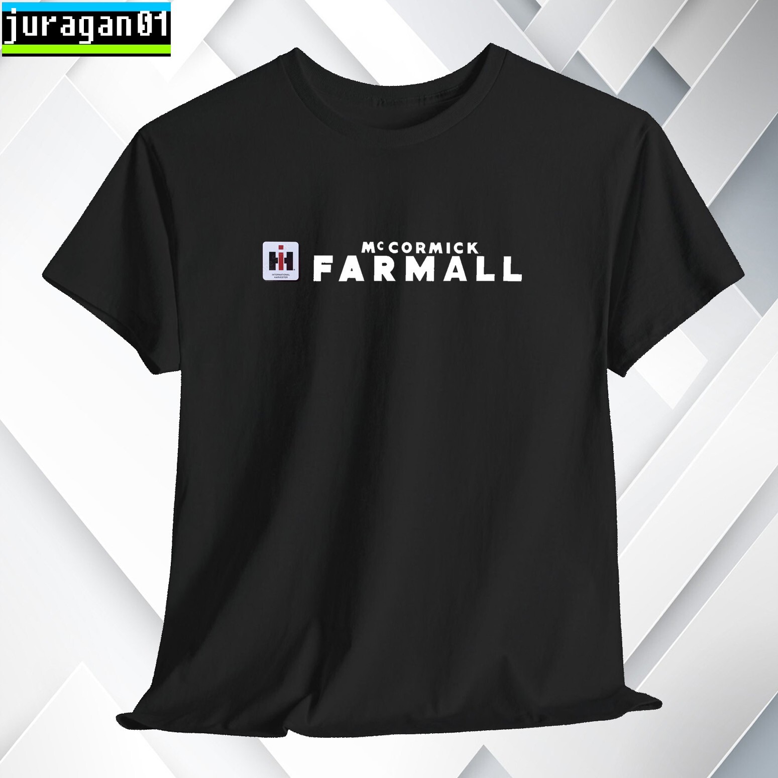 Farmall Tractors Logo Black/Navy/Grey/White/Red/Choco/Orange Shirt S-5XL gallery
