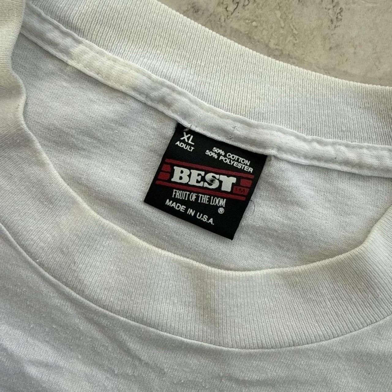 Fruit of the Loom Vintage 1994 Country Jam Lake Geneva WI White Graphic Tee XL gallery