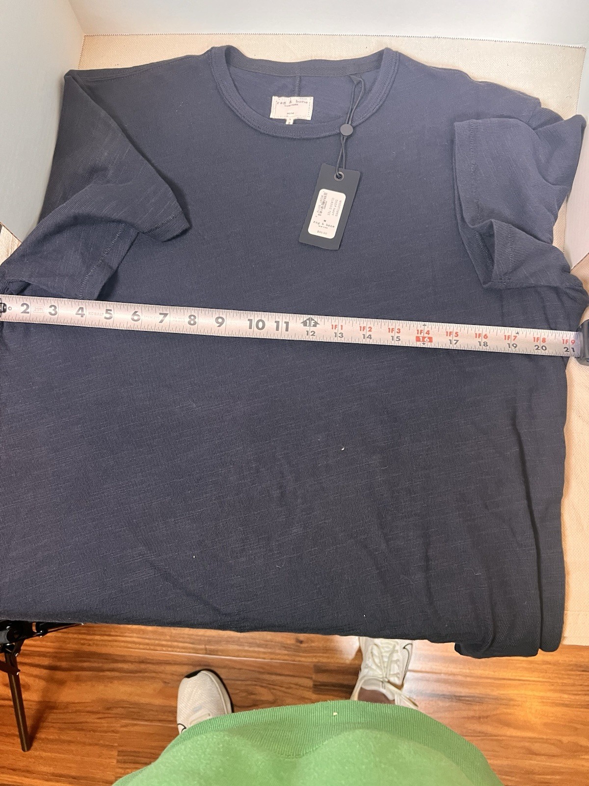 NWT Rag & Bone Men's Classic Tee Deep Navy Size Medium MSRP $95 gallery