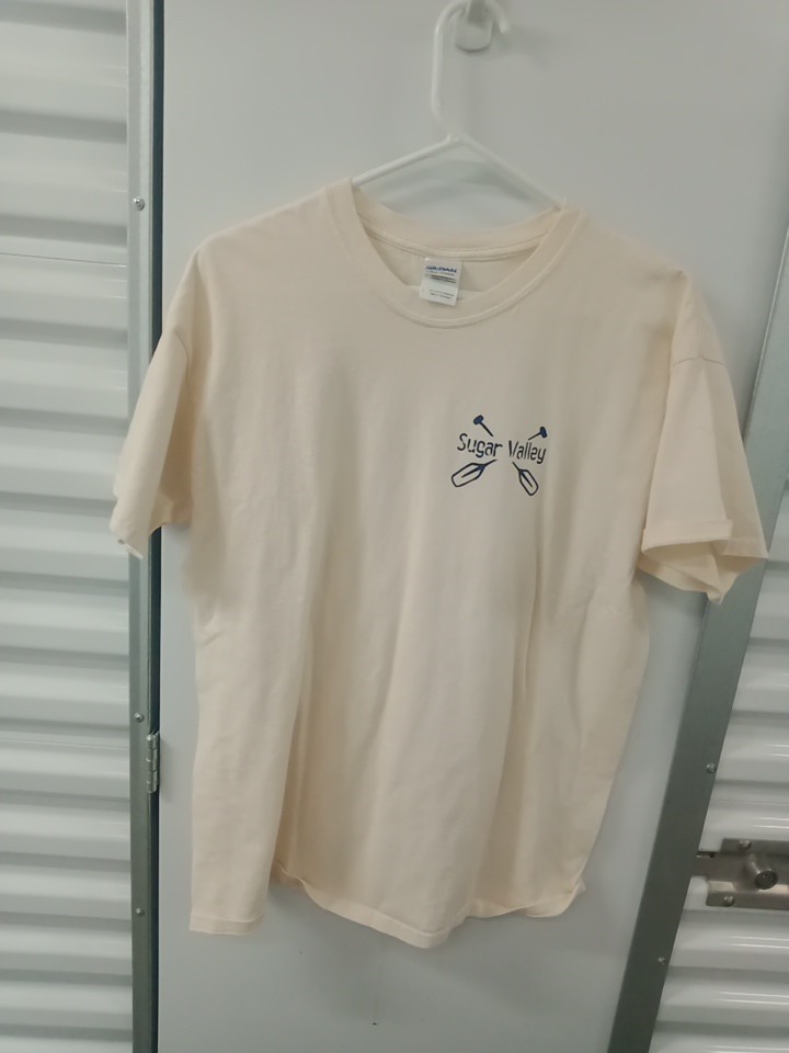 Sugar Valley T Shirt Mens Size L Paddle Faster I Hear Banjo Music Gildan B120