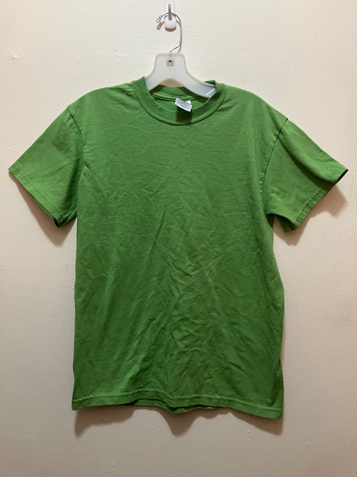Vintage Jerzees brand plain t-shirt – lime green – Size S – see description