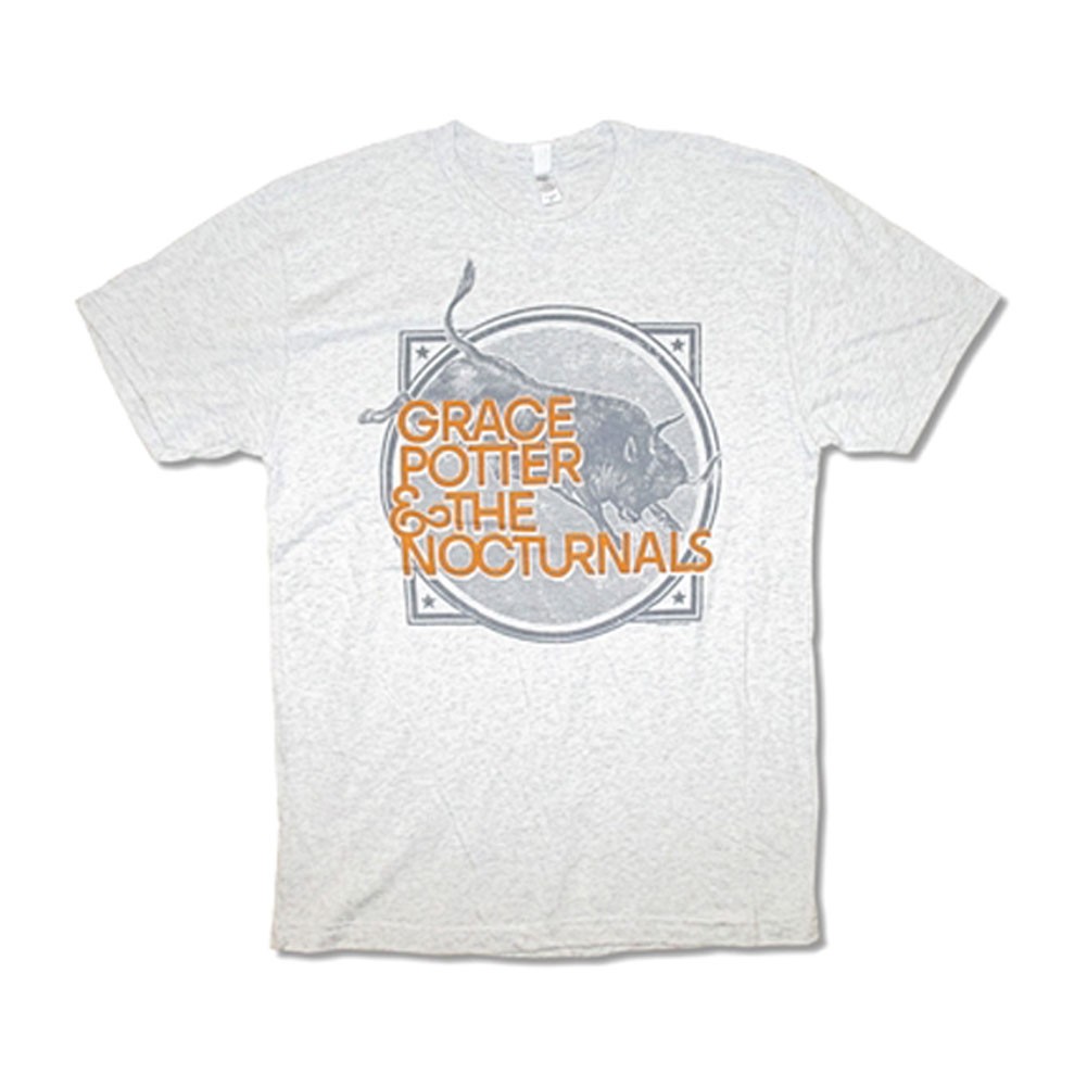 Men’s Grace Potter And The Nocturnals Bull Tour Super Soft Tee T-shirt Large