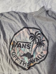 Vans Off The Wall Tropical Palm Tree Graphic T-Shirt