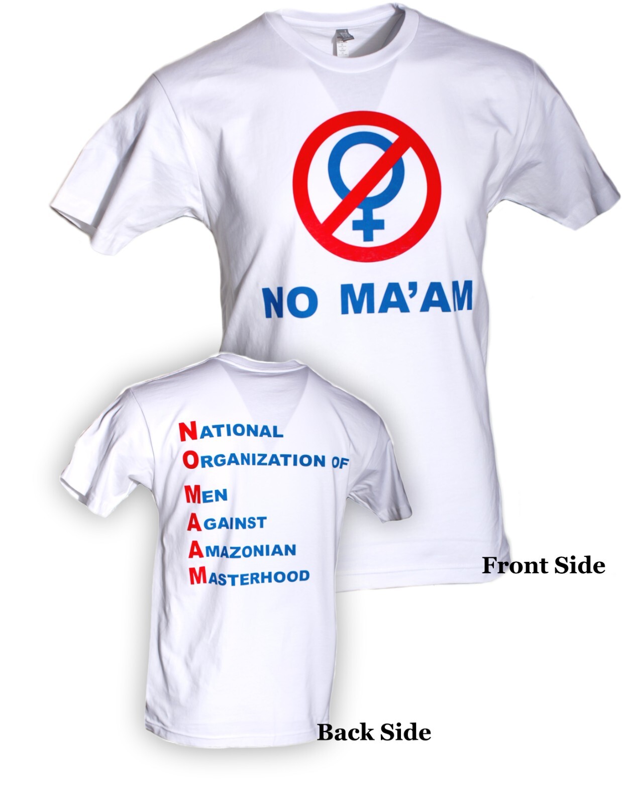 No Ma'am T-shirt Retro Tv Show Maam Unisex Adult White S-3x gallery
