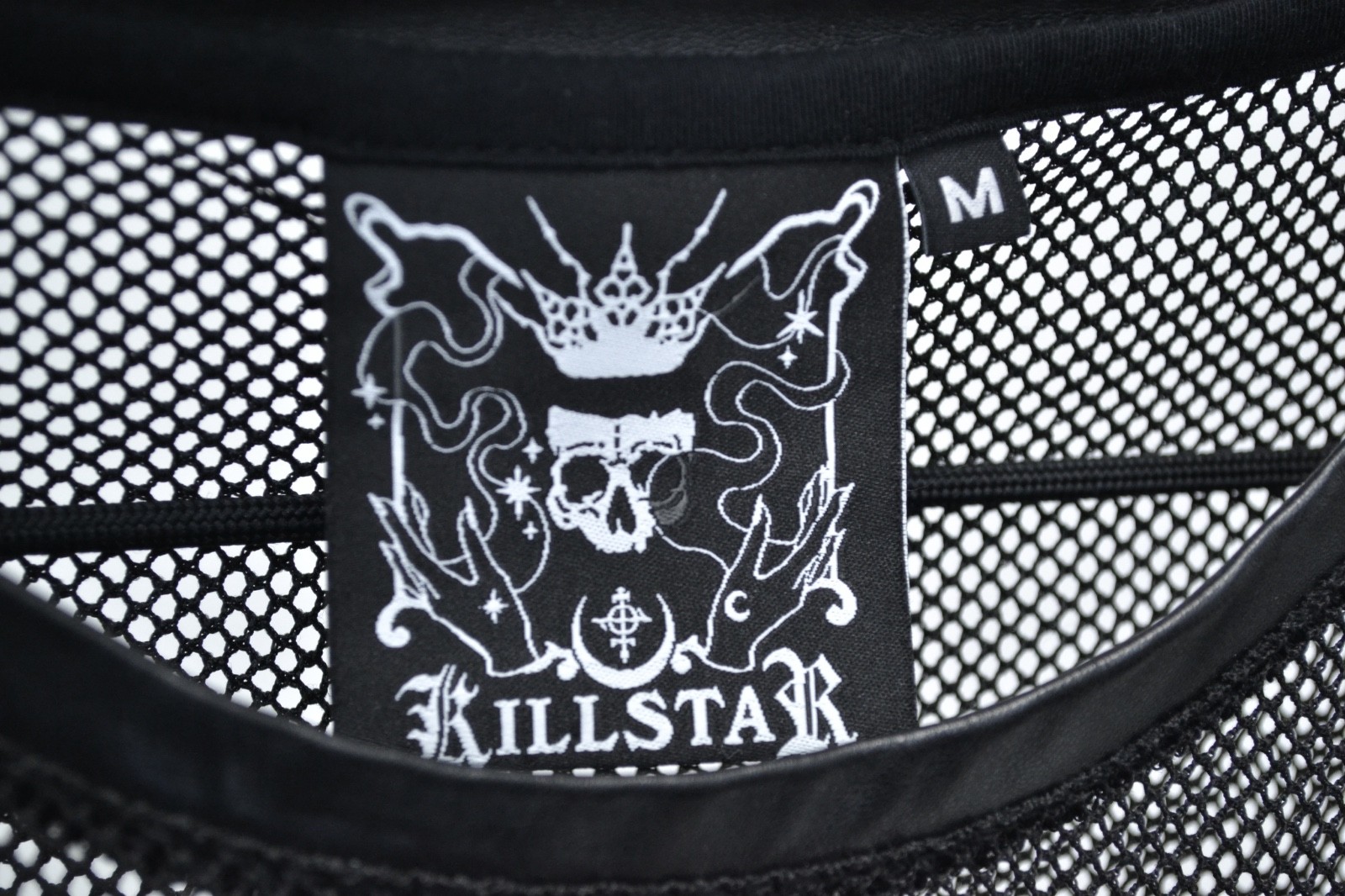 Killstar Men’s Mesh Black T-Shirt Tee Size M gallery