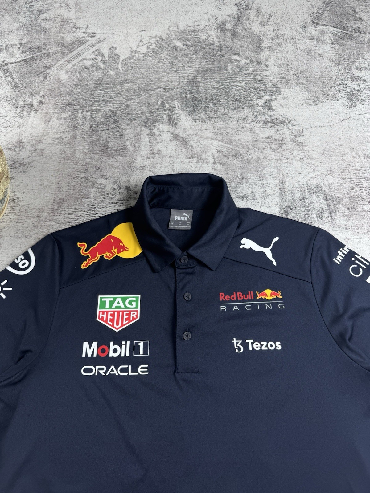 Red Bull Puma Medium Blue 2021 Moto Racing Formula 1 T Shirt Men’s Tee Jersey gallery
