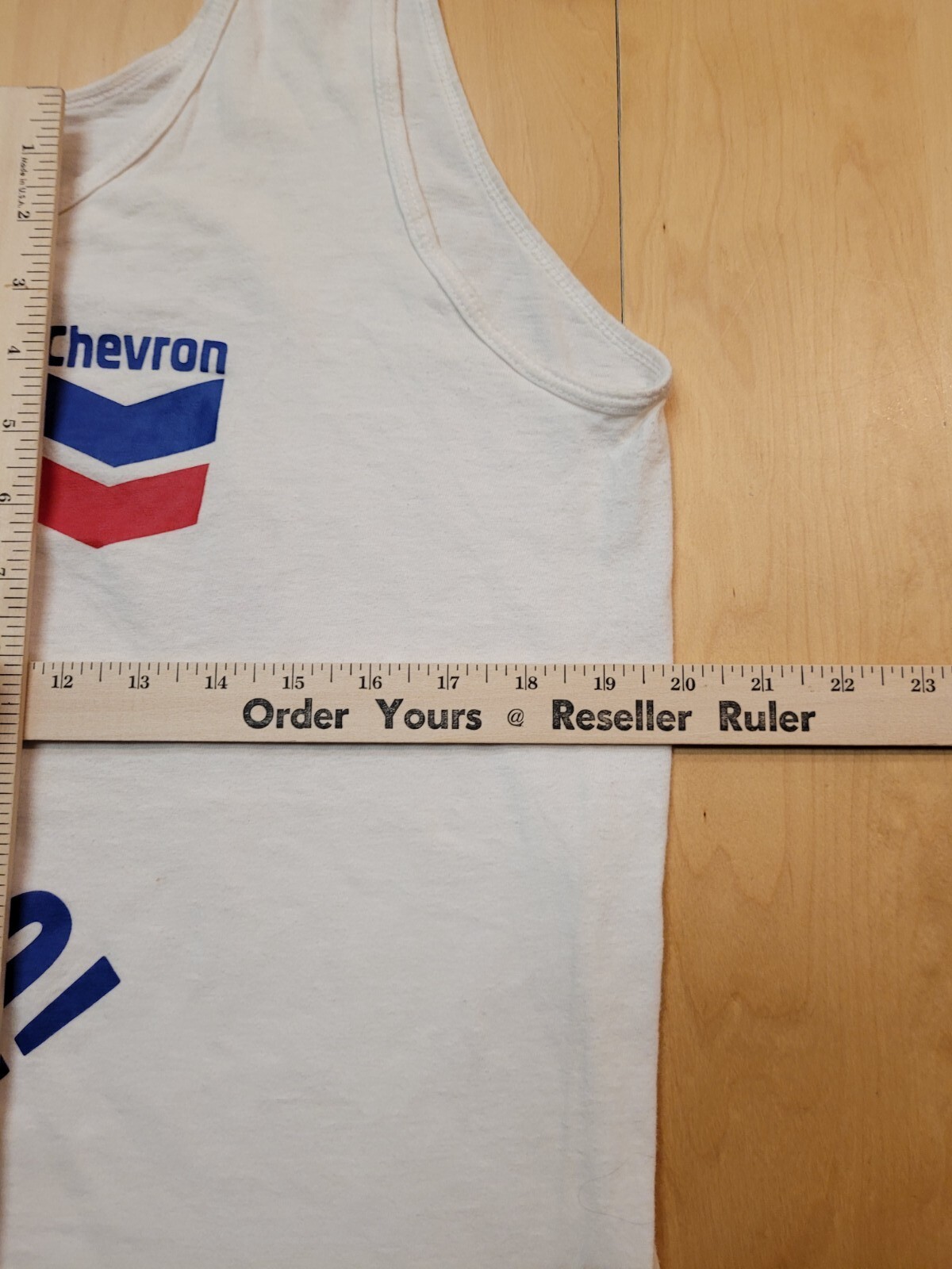 Vtg Chevron #23 People Do, Shirt Tank Top Sleeveless Tee 90s White XL Ship Free gallery
