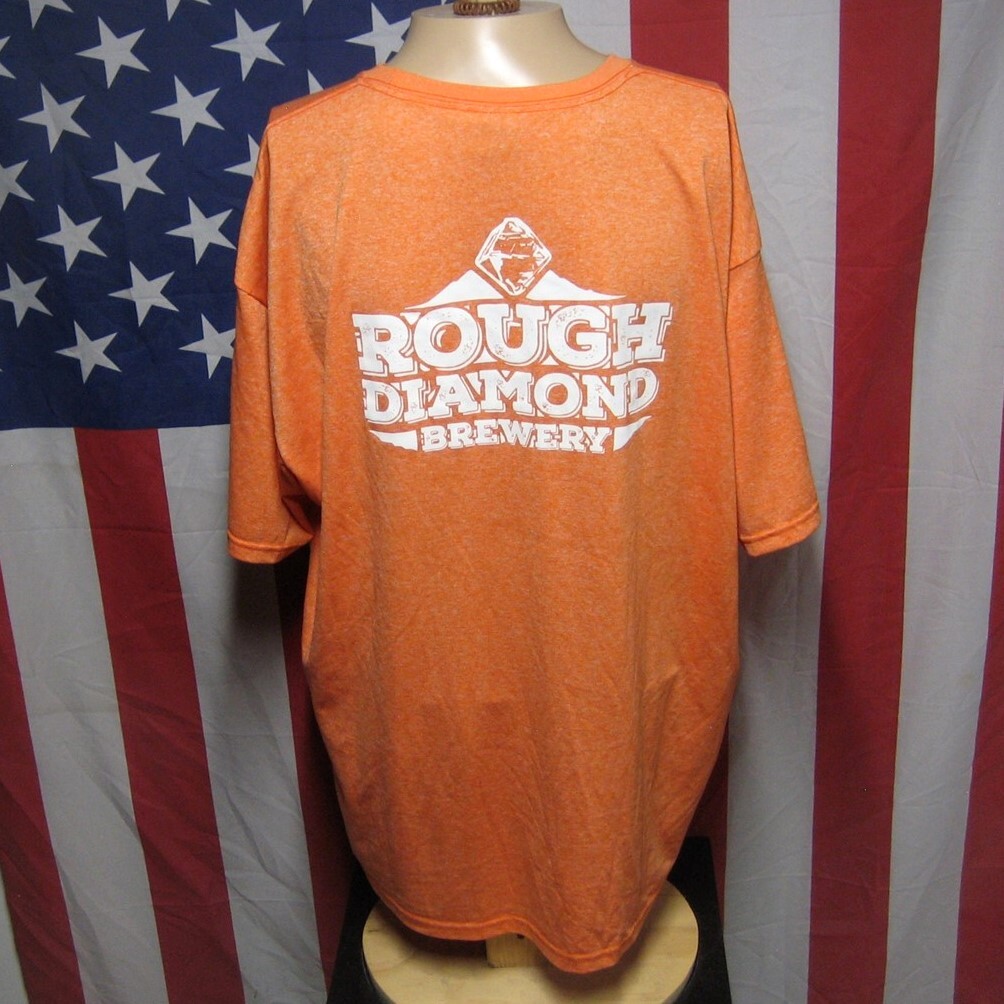ROUGH DIAMOND BREWERY tee XXL Spring Branch T shirt Texas defunct craft beer 2XL