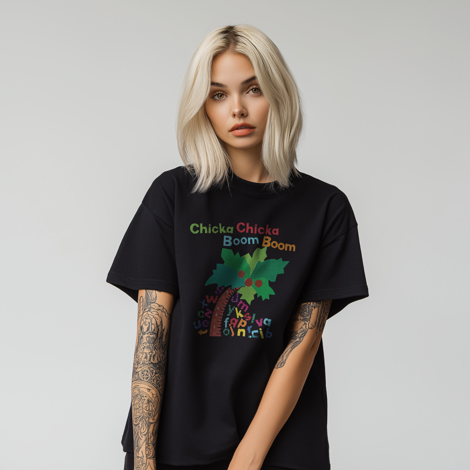 Chicka Chicka Boom Boom T-Shirt – Cute Alphabet Tree Shirt A470 gallery