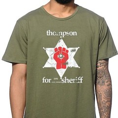 HUNTER S THOMPSON SHERIFF marijuana legalize medical colorado gonzo T-Shirt
