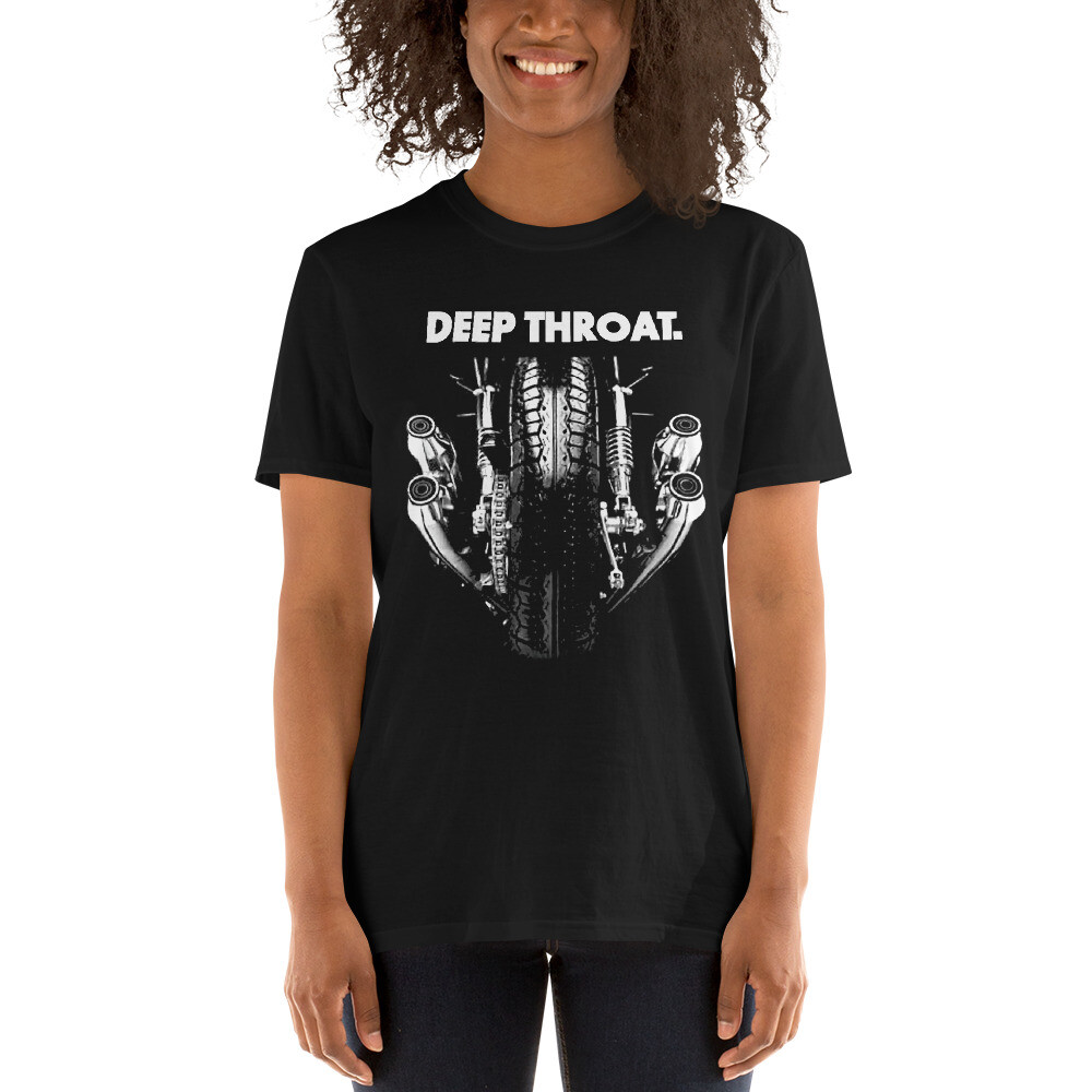 CB750 CB550 CB500 CB400 CB350 "Deep Throat" ad Short-Sleeve Unisex T-Shirt gallery